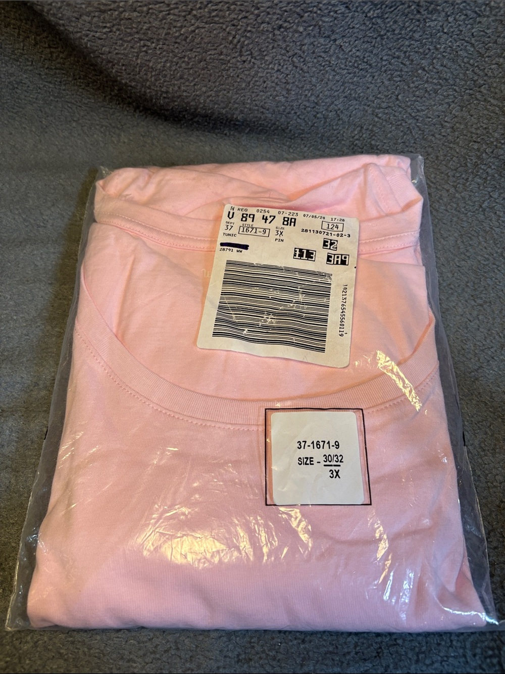 Woman Within Pink Tunic Top